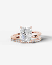 Charmaine (Elongated Cushion) 14k Rose Gold 001