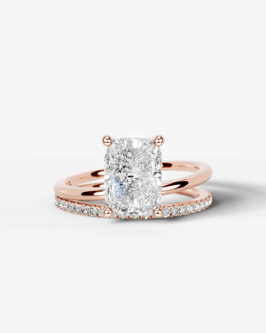 Charmaine (Elongated Cushion) 14k Rose Gold 001