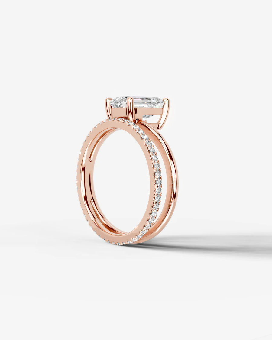 Charmaine (Emerald) 14k Rose Gold 004