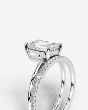 Charmaine (Emerald) 14k White Gold 005