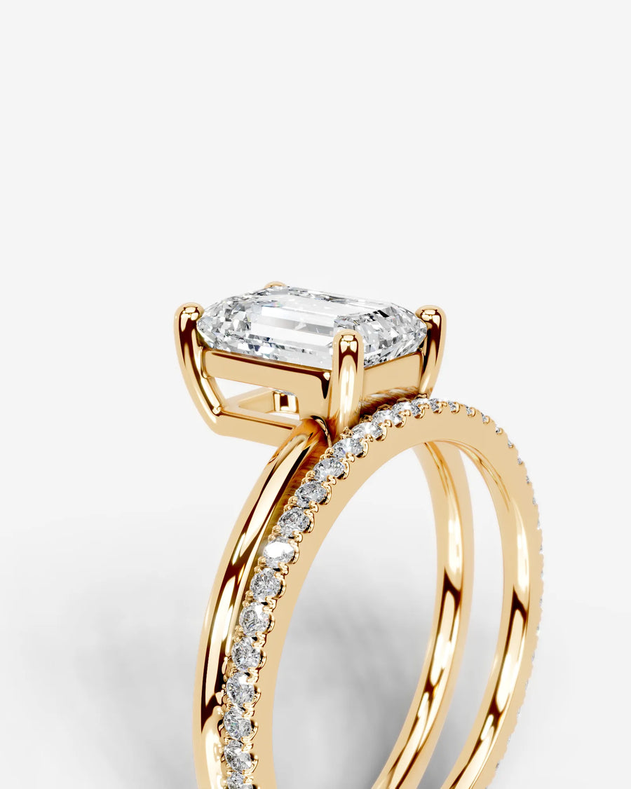 Charmaine (Emerald) 14k Yellow Gold 005