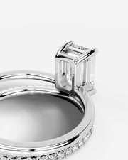 Charmaine (Emerald) 14k White Gold 002