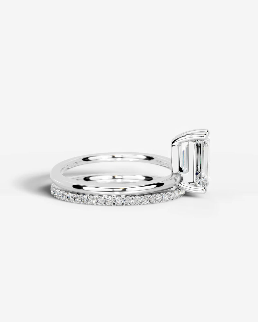 Charmaine (Emerald) 18k White Gold 003
