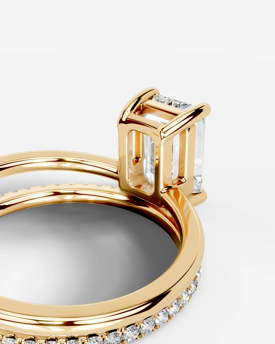 Charmaine (Emerald) 14k Yellow Gold 002