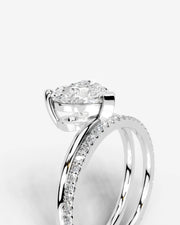 Charmaine (Heart) 14k White Gold 005