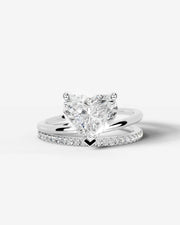 Charmaine (Heart) 14k White Gold 001