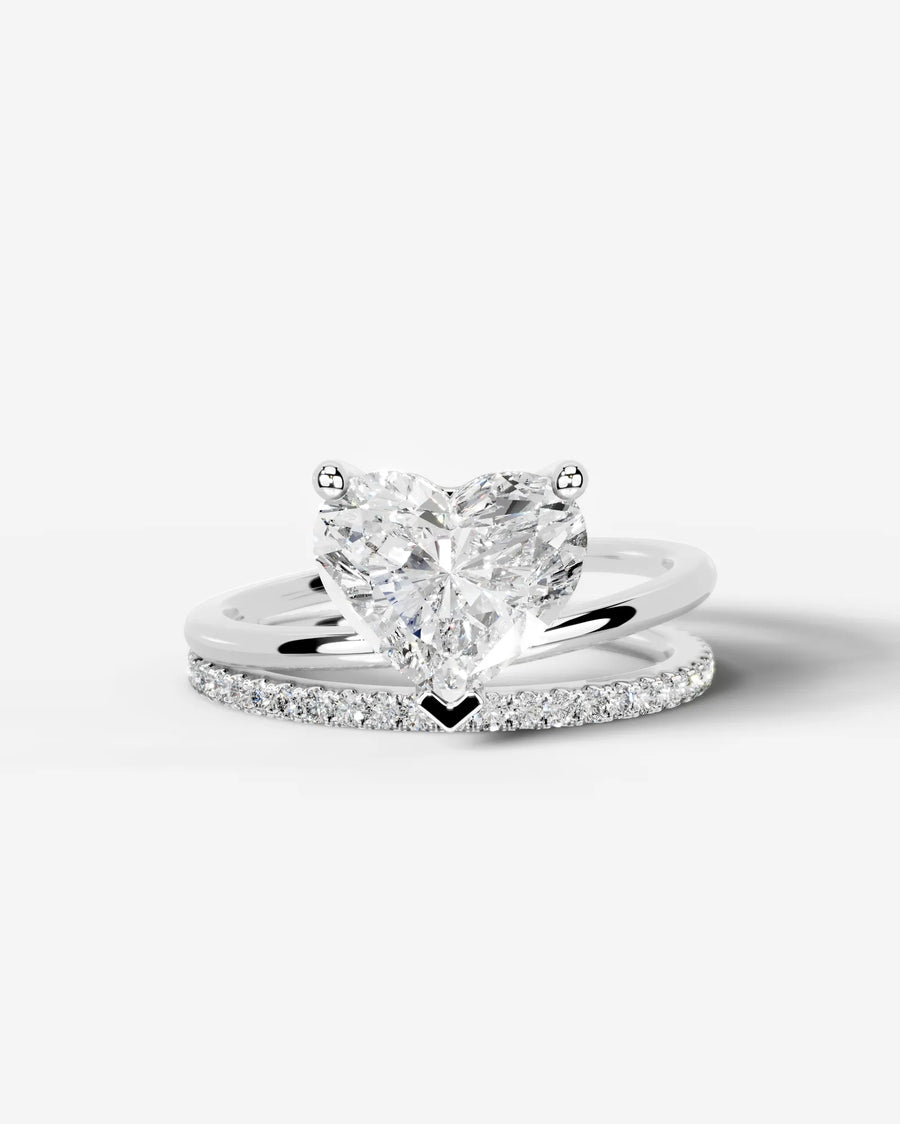 Charmaine (Heart) 18k White Gold 001