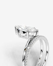 Charmaine (Marquise) 14k White Gold 005