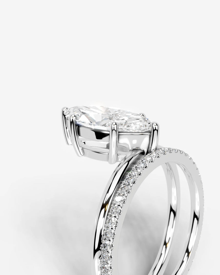 Charmaine (Marquise) Platinum 005