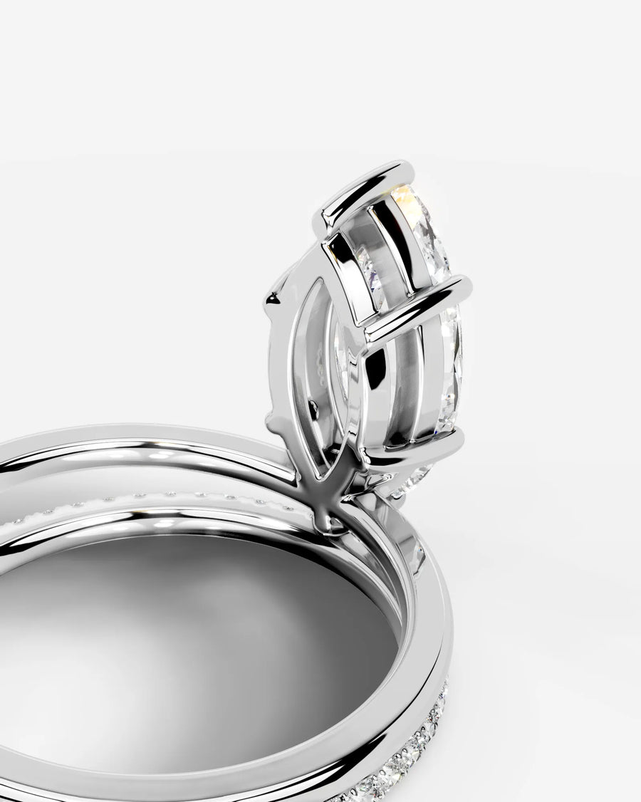 Charmaine (Marquise) 18k White Gold 002