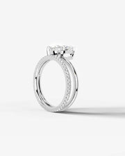 Charmaine (Pear) 18k White Gold 004