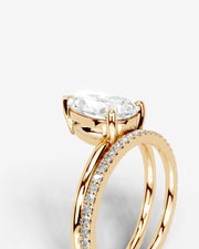Charmaine (Pear) 18k Yellow Gold 005