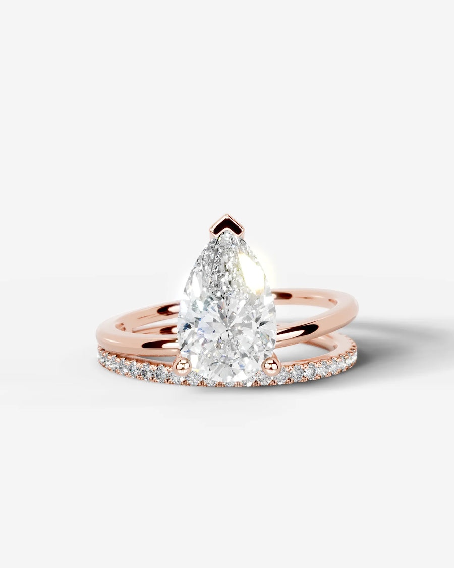 Charmaine (Pear) 14k Rose Gold 001