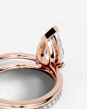 Charmaine (Pear) 14k Rose Gold 002