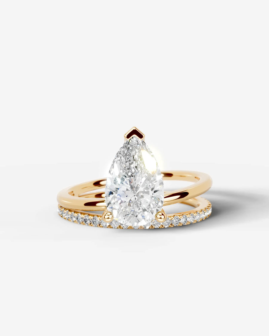 Charmaine (Pear) 18k Yellow Gold 001