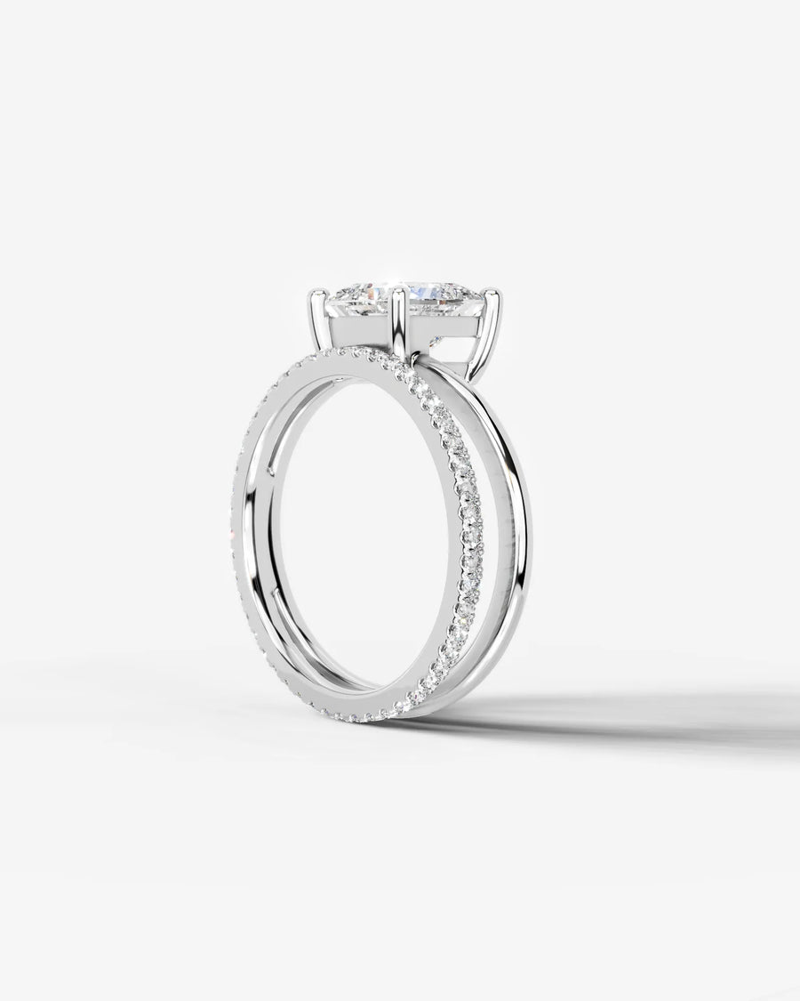 Charmaine (Princess) 18k White Gold 004