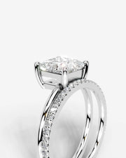 Charmaine (Princess) 18k White Gold 005