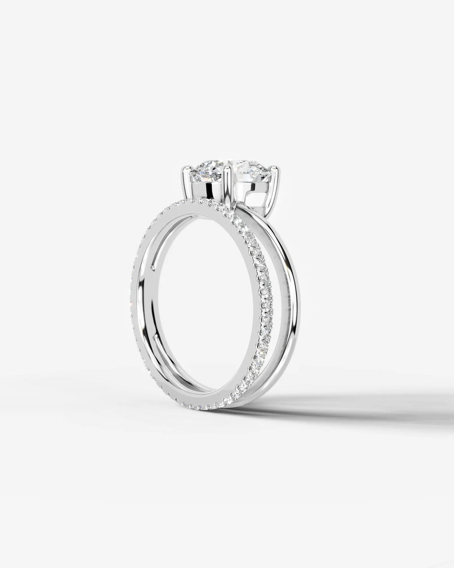 Charmaine (Round) 18k White Gold 004