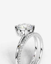 Charmaine (Round) 14k White Gold 005