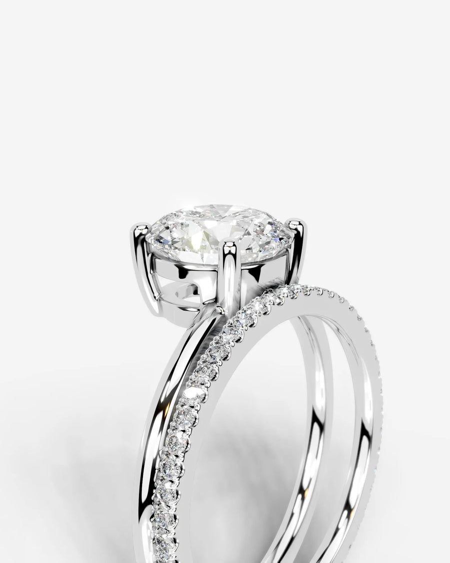 Charmaine (Round) 14k White Gold 005