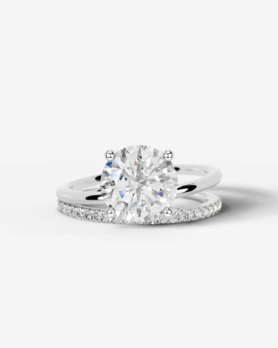 Charmaine (Round) Platinum 001