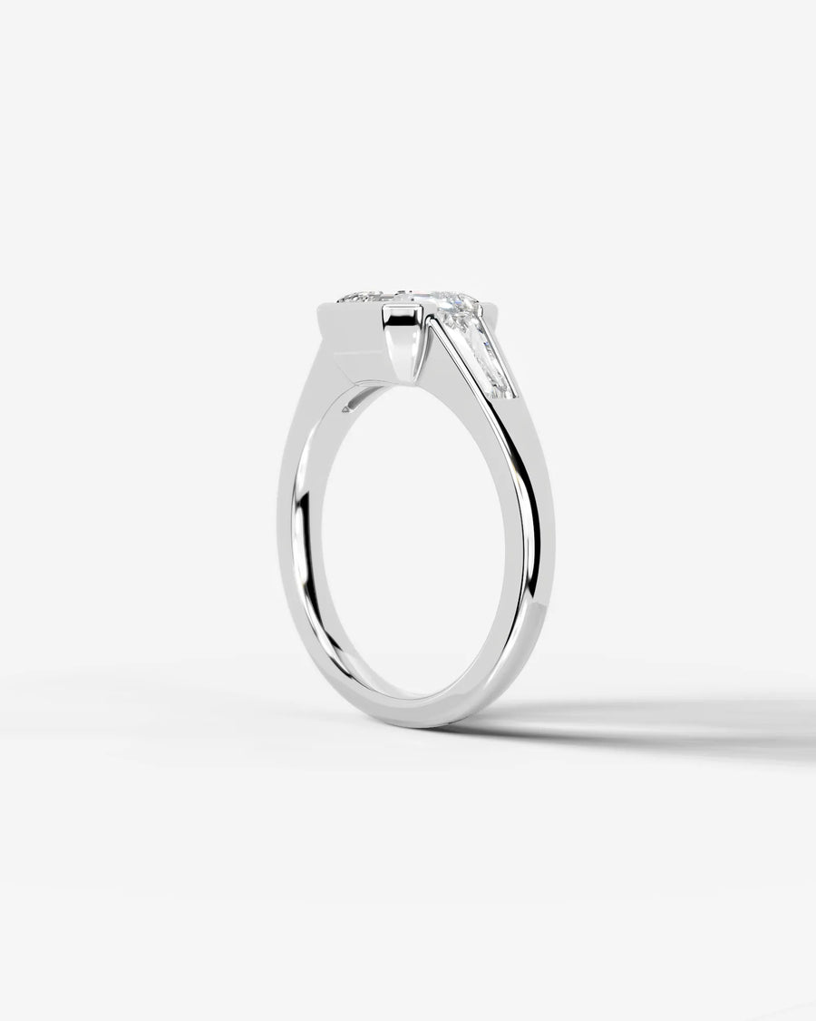 Mimi (Asscher) 18k White Gold 004