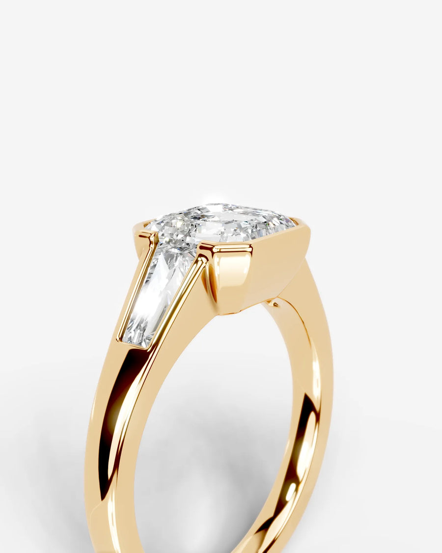 Mimi (Asscher) 18k Yellow Gold 005