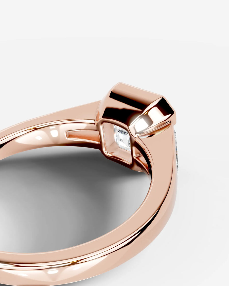 Mimi (Asscher) 14k Rose Gold 002
