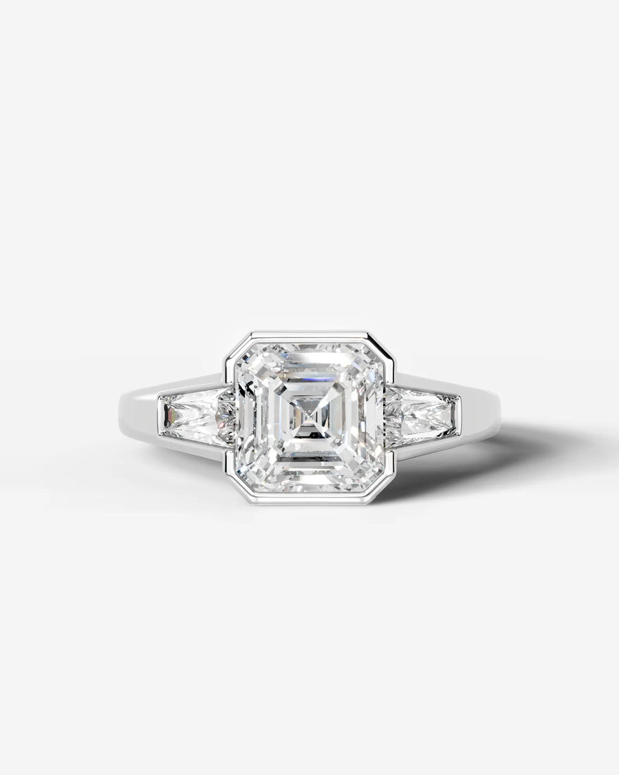 Mimi (Asscher) 14k White Gold 001