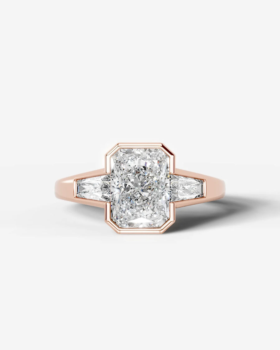 Mimi (Elongated Radiant) 14k Rose Gold 001