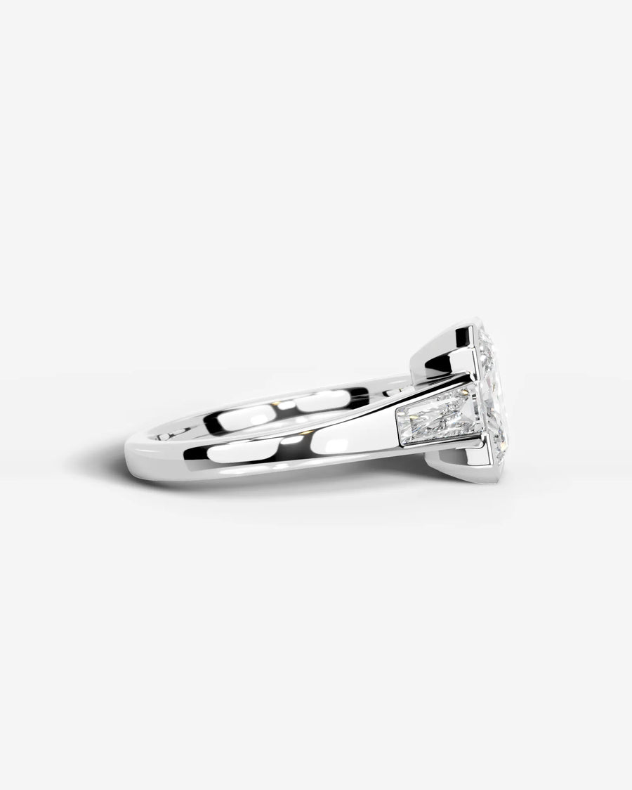 Mimi (Elongated Radiant) 14k White Gold 003