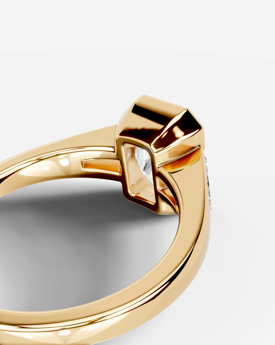 Mimi (Elongated Radiant) 18k Yellow Gold 002