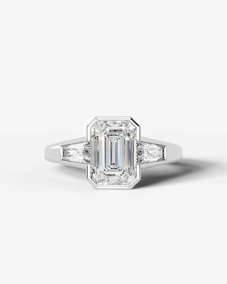 Mimi (Emerald) 18k White Gold 001