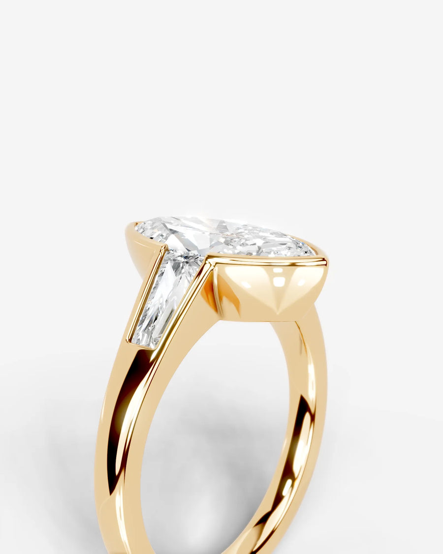 Mimi (Marquise) 14k Yellow Gold 005