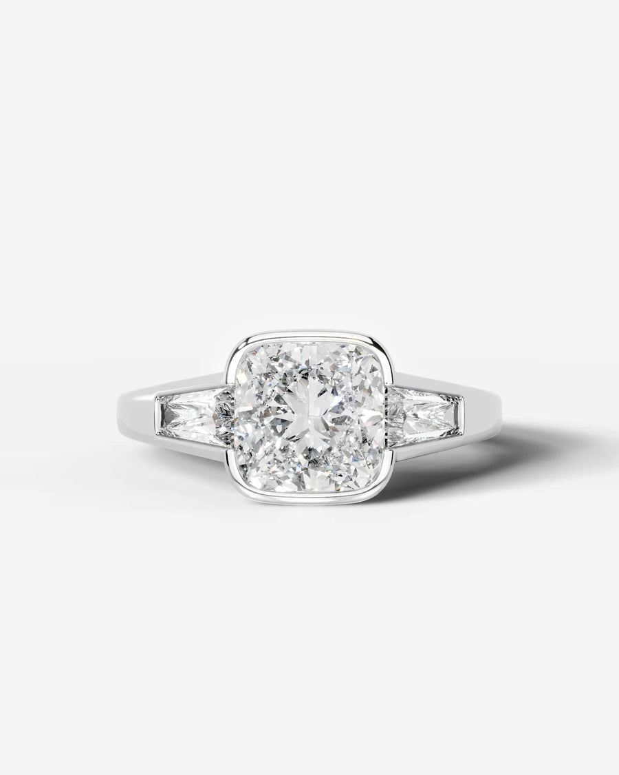 Mimi (Cushion) 18k White Gold 001