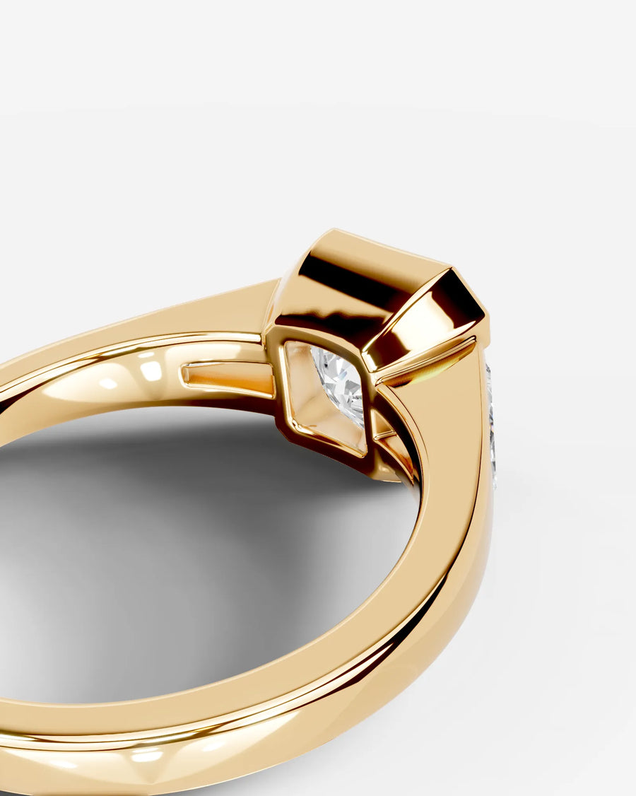 Mimi (Radiant) 14k Yellow Gold 002