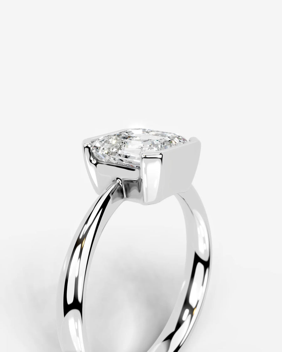 Lois (Asscher) 18k White Gold 005