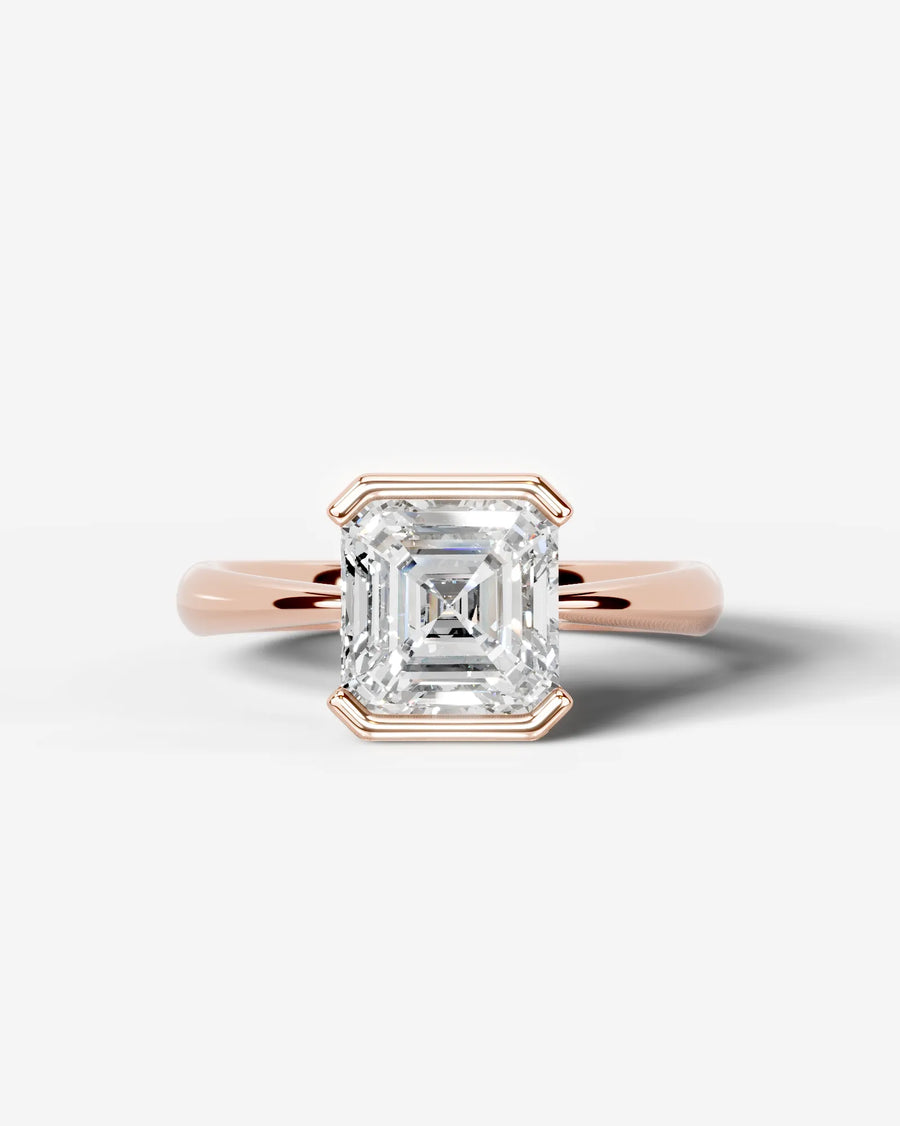 Lois (Asscher) 14k Rose Gold 001