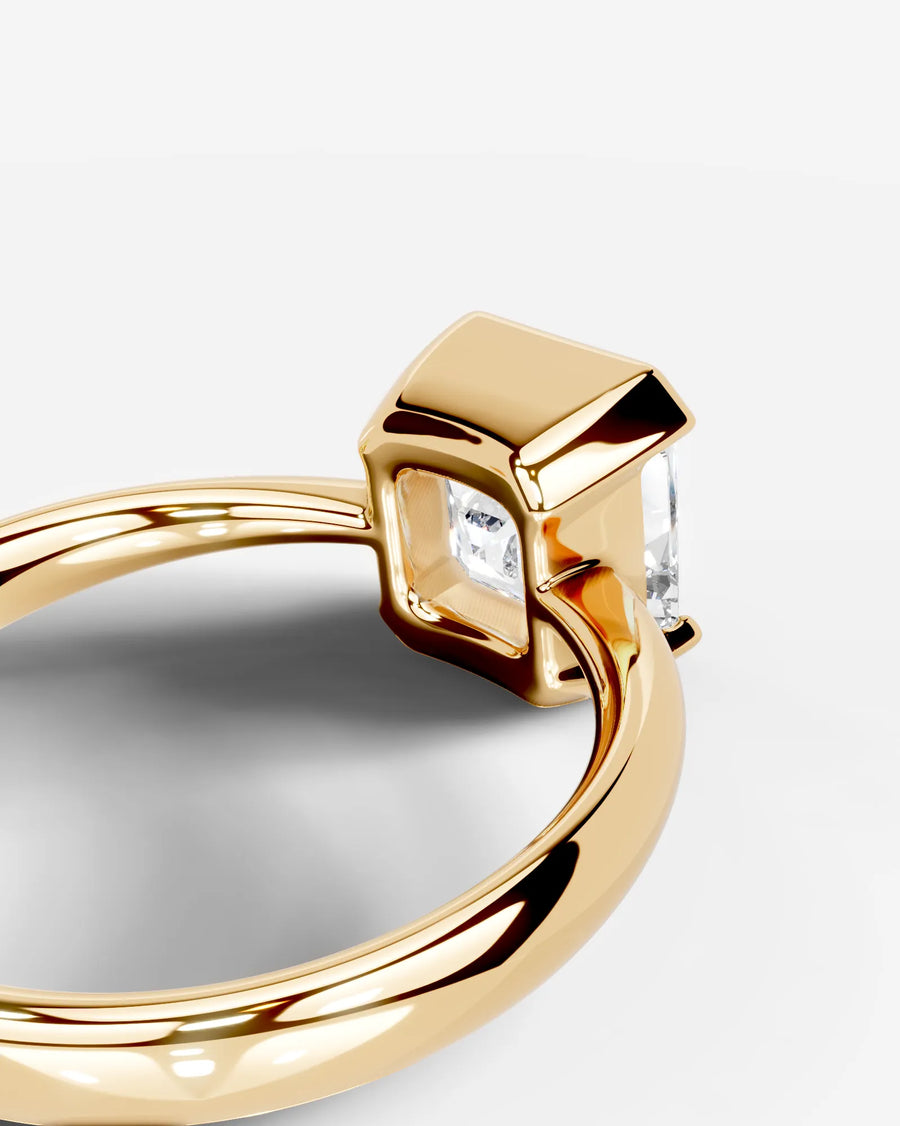 Lois (Asscher) 14k Yellow Gold 002
