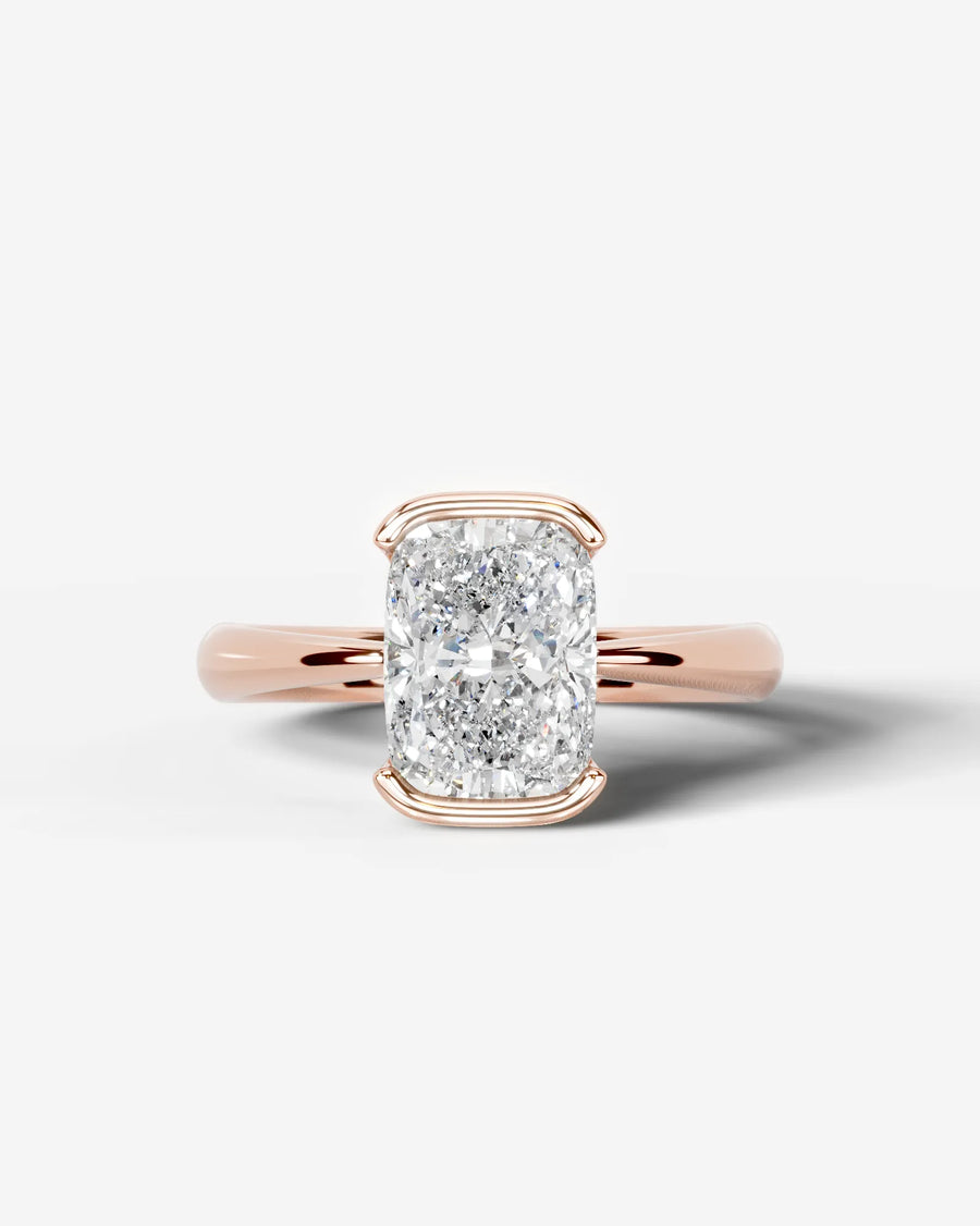 Lois (Elongated Cushion) 14k Rose Gold 001