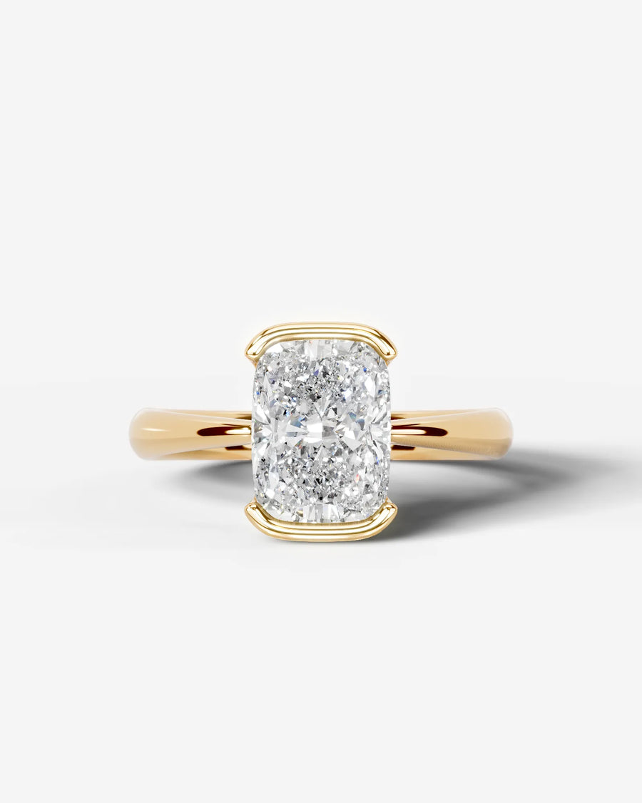 Lois (Elongated Cushion) 14k Yellow Gold 001