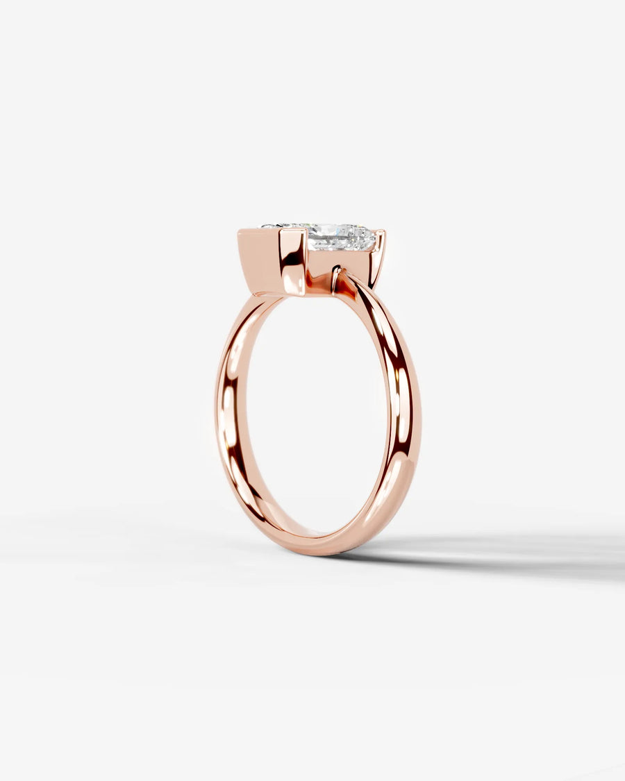Lois (Elongated Radiant) 14k Rose Gold 004