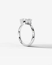 Lois (Elongated Radiant) 14k White Gold 004