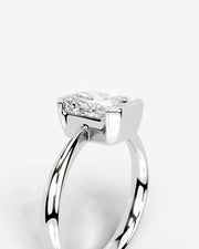 Lois (Elongated Radiant) 14k White Gold 005