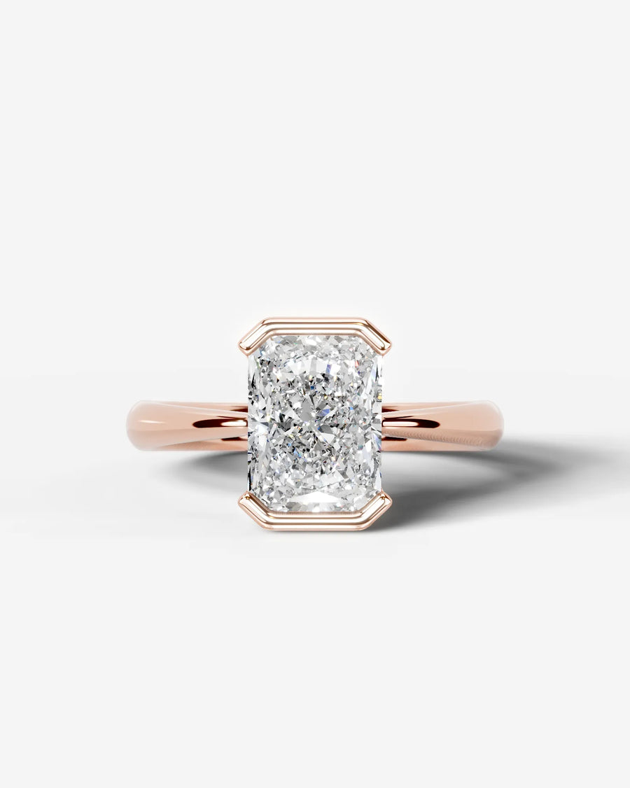 Lois (Elongated Radiant) 14k Rose Gold 001
