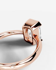 Lois (Elongated Radiant) 14k Rose Gold 002