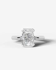 Lois (Elongated Radiant) 14k White Gold 001