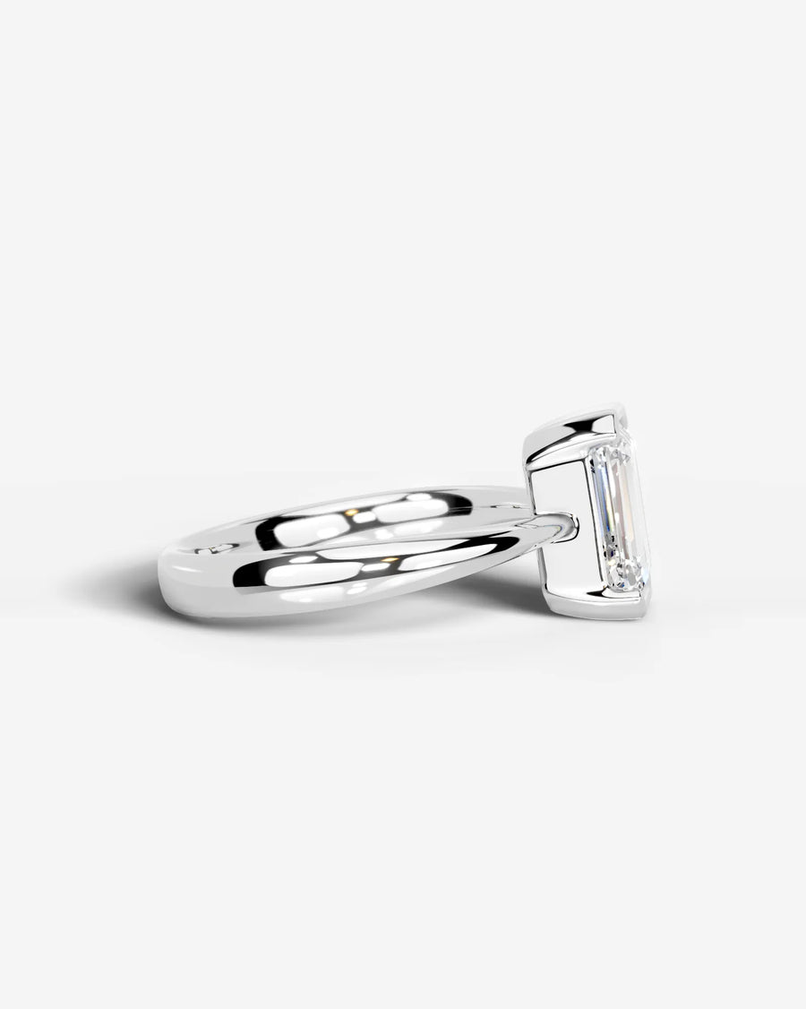 Lois (Emerald) 18k White Gold 003