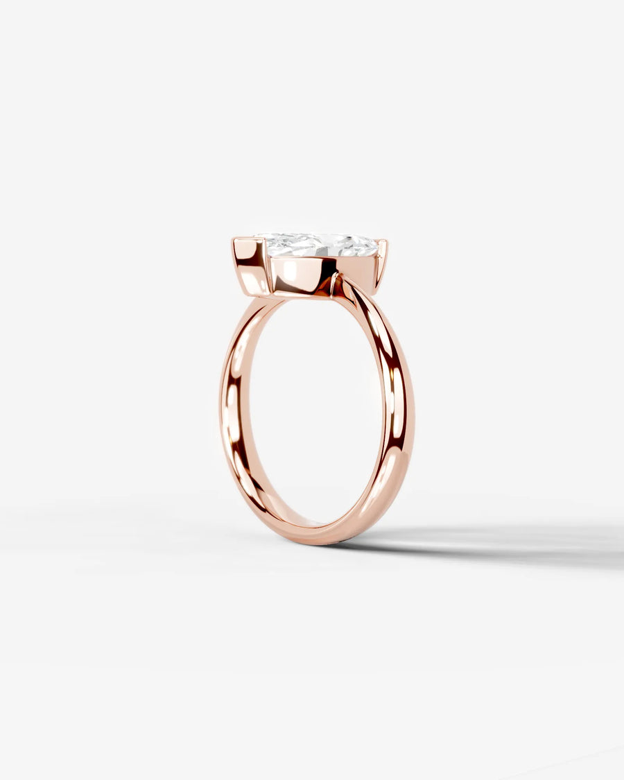 Lois (Marquise) 14k Rose Gold 004