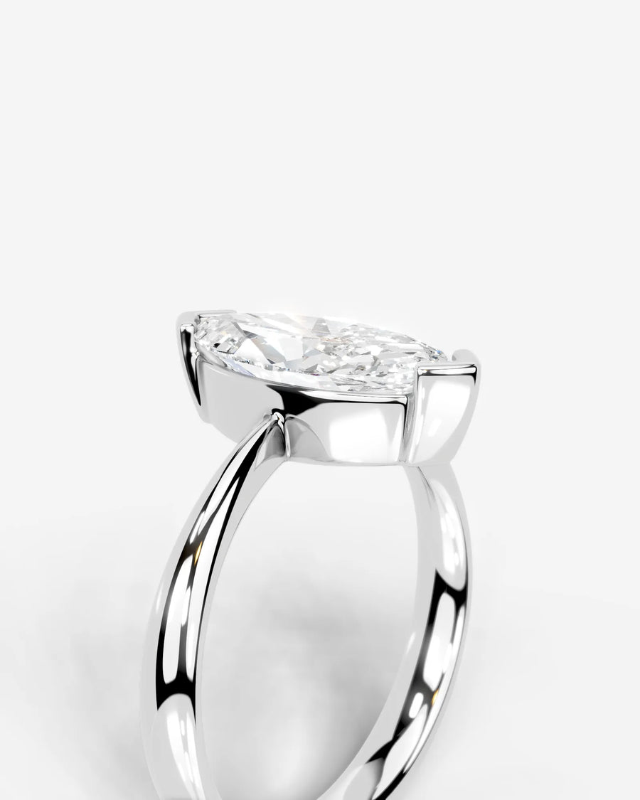 Lois (Marquise) 18k White Gold 005